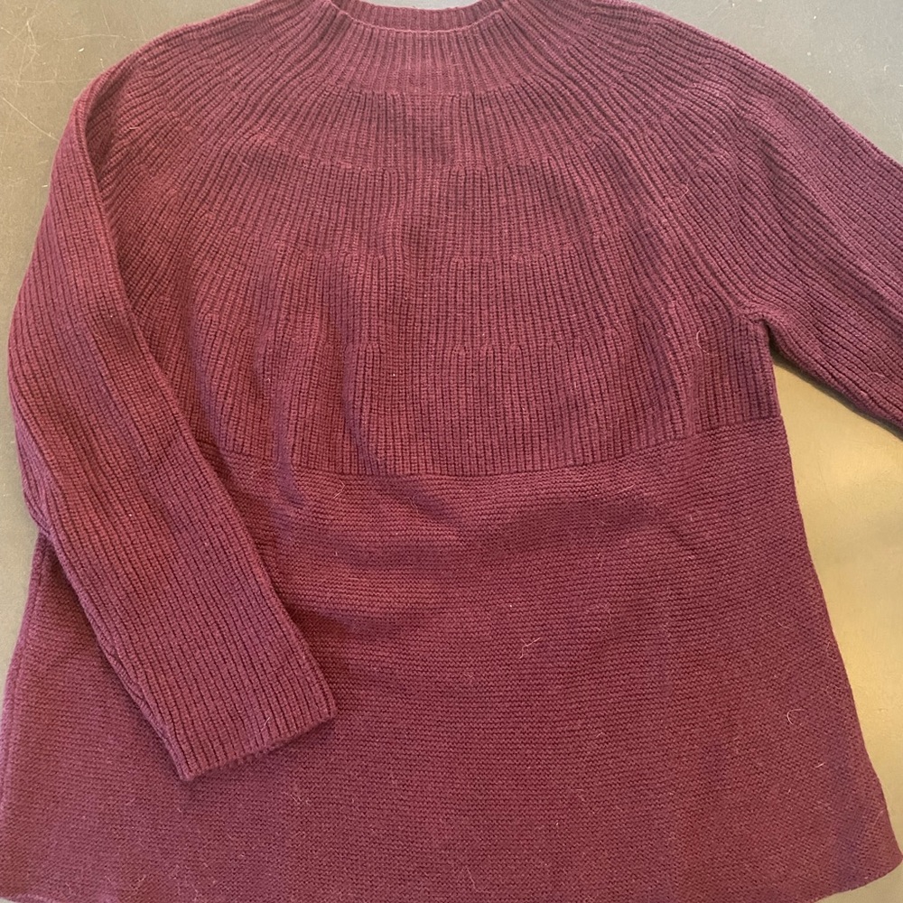 J.Jill XL burgundy sweater.